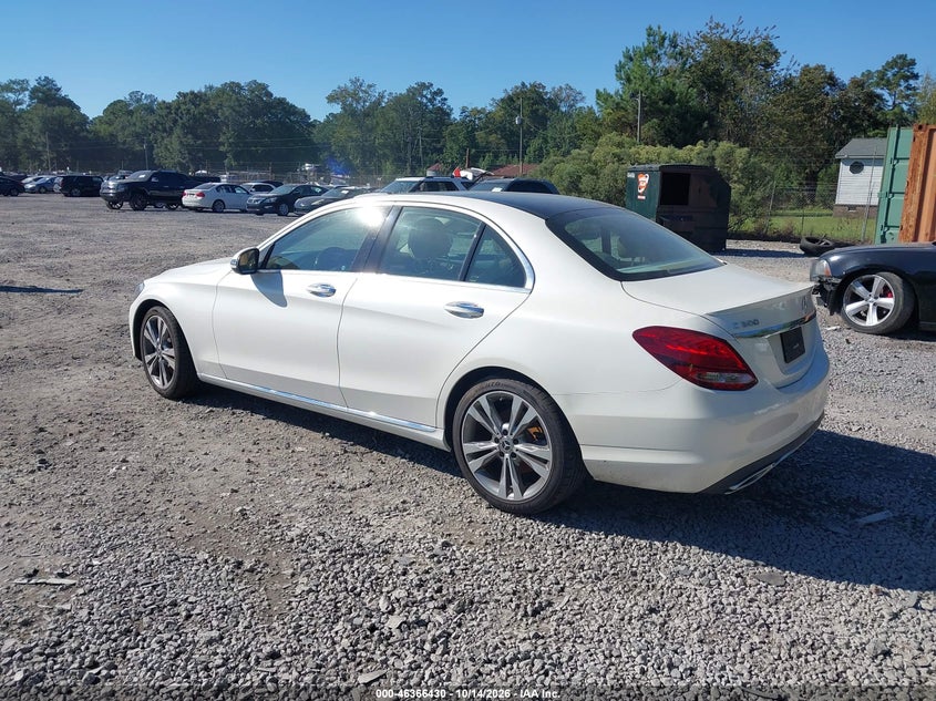 Vin: 55swf4jb8hu228257, lot: 46866742, mercedes-benz c 300 20173