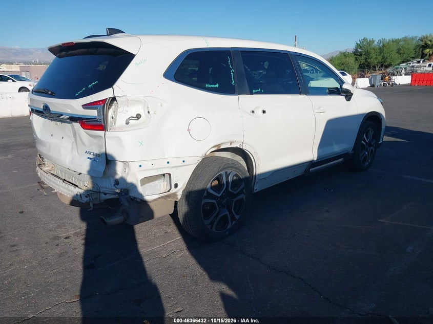 Vin: 4s4wmand4p3419330, lot: 46866744, subaru ascent limited 8-passenger 20234
