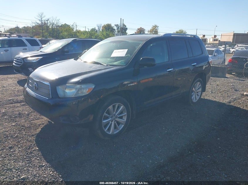 TOYOTA HIGHLANDER HYBRID 2009 VIN JTEEW41A892033778