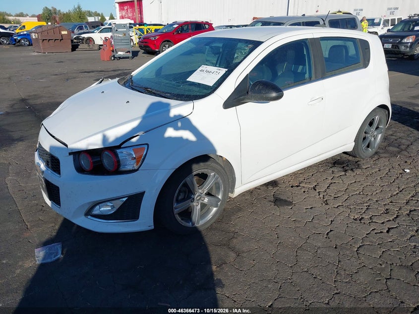 Vin: 1g1jh6sb8g4102978, lot: 46866785, chevrolet sonic rs manual 20162