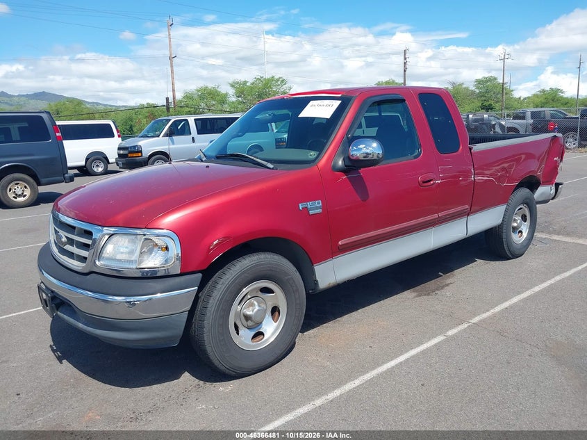 2001 Ford F-150 Lariat/Xl/Xlt, Левый бок, IAAI, VIN 2FTRX17WX1CA21760 — фото 2