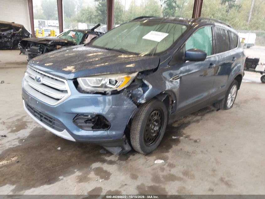 Vin: 1fmcu9hd6jua53322, lot: 46866950, ford escape sel 20182