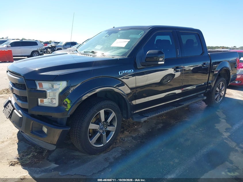Vin: 1ftew1ef8ffa11681, lot: 46867039, ford f-150 lariat 20152