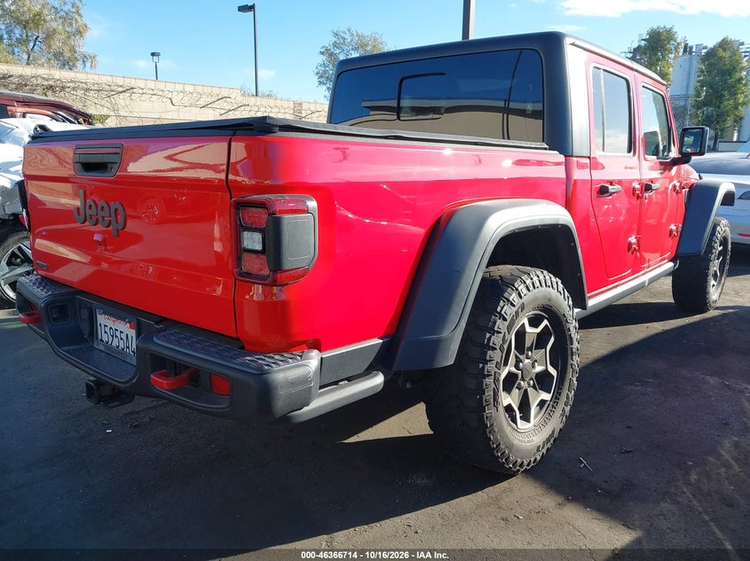 Vin: 1c6jjtbm6nl111877, lot: 46867042, jeep gladiator rubicon 4x4 20224