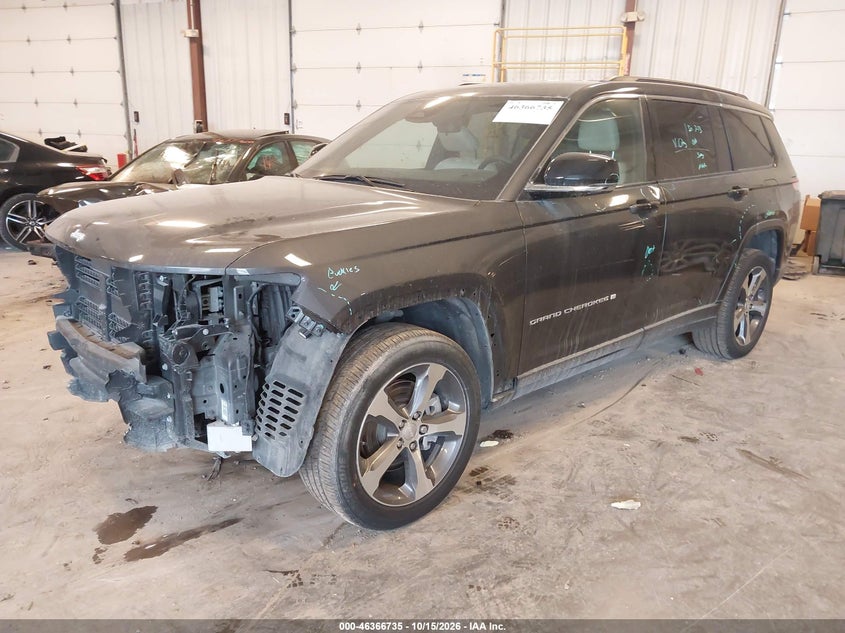 Vin: 1c4rjkbg8s8736604, lot: 46867062, jeep grand cherokee l limited 4x4 20252