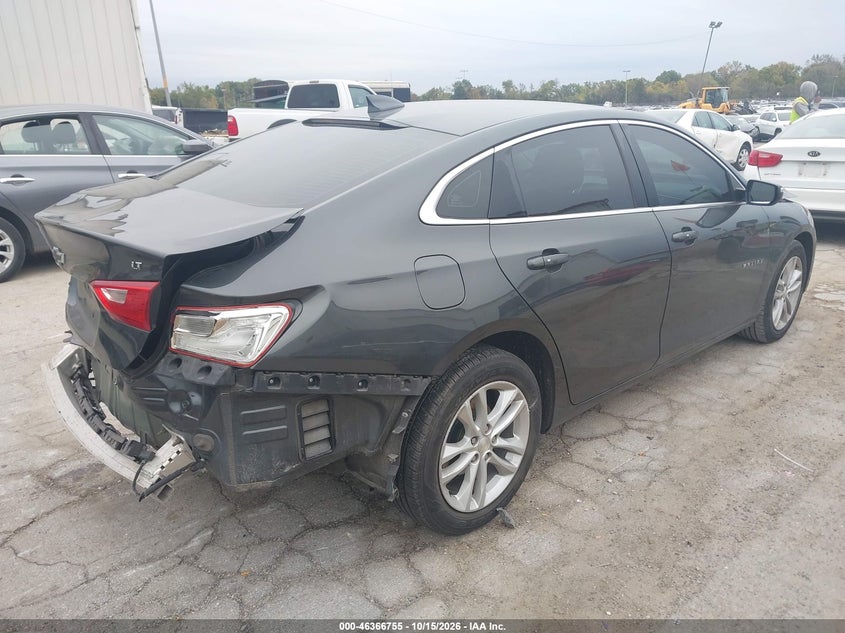 Vin: 1g1zd5st1jf184825, lot: 46867083, chevrolet malibu lt 20184