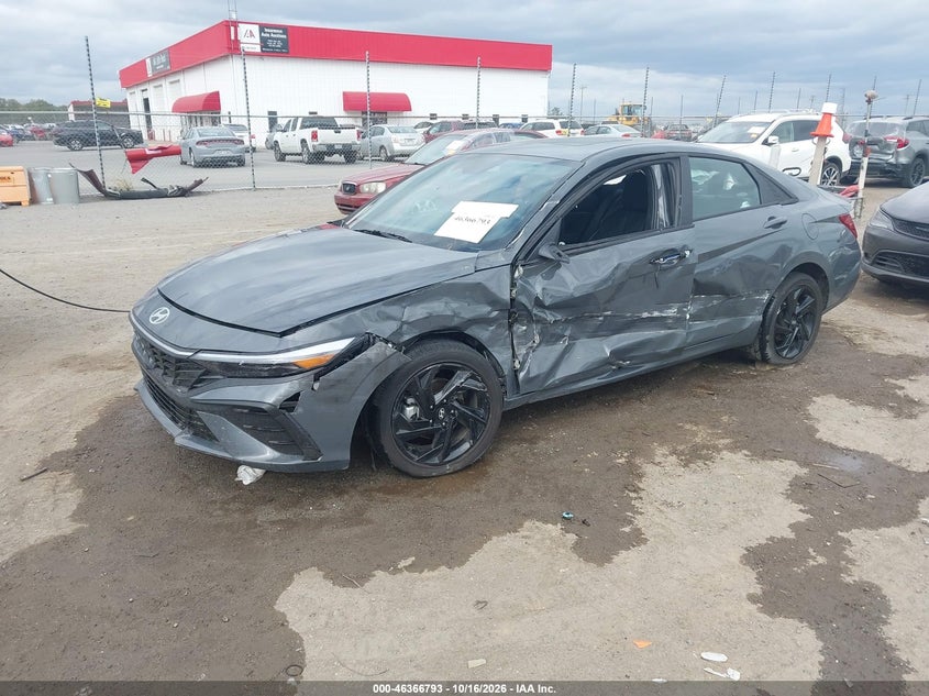 2026 Hyundai Elantra Sel Sport Plus, Левый бок, IAAI, VIN KMHLM4DG6TU267300 — фото 2
