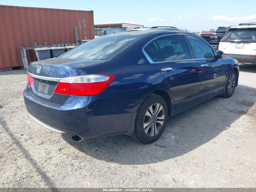 Vin: 1hgcr2f36da146632, lot: 46867148, honda accord lx 20134