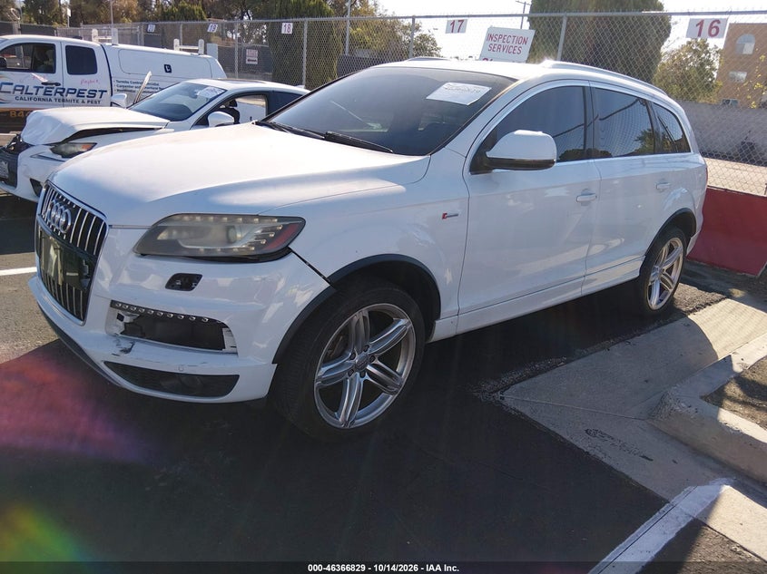 Vin: wa1dgafe1ed018944, lot: 46867157, audi q7 3.0t s line prestige 20142