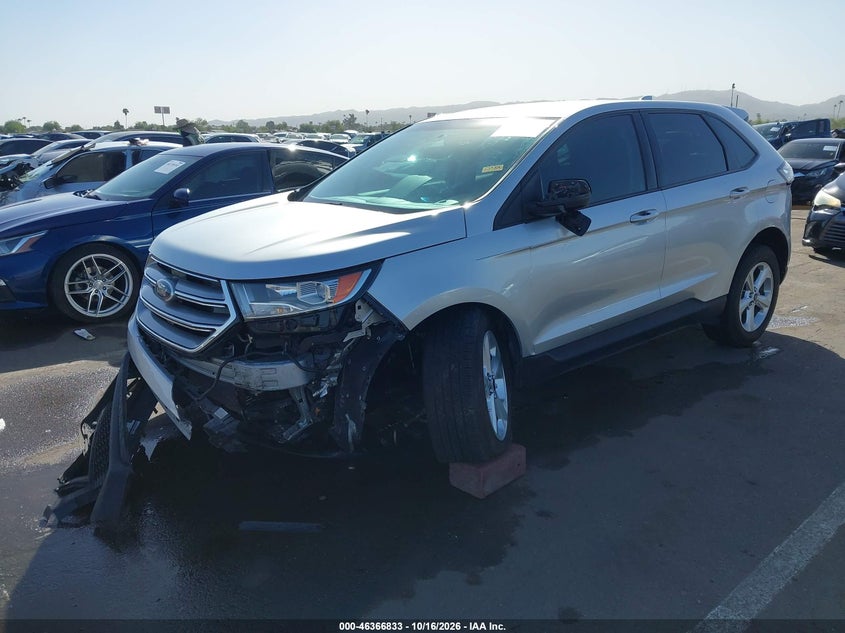 Vin: 2fmpk3g9xhbb37841, lot: 46867161, ford edge se 20172
