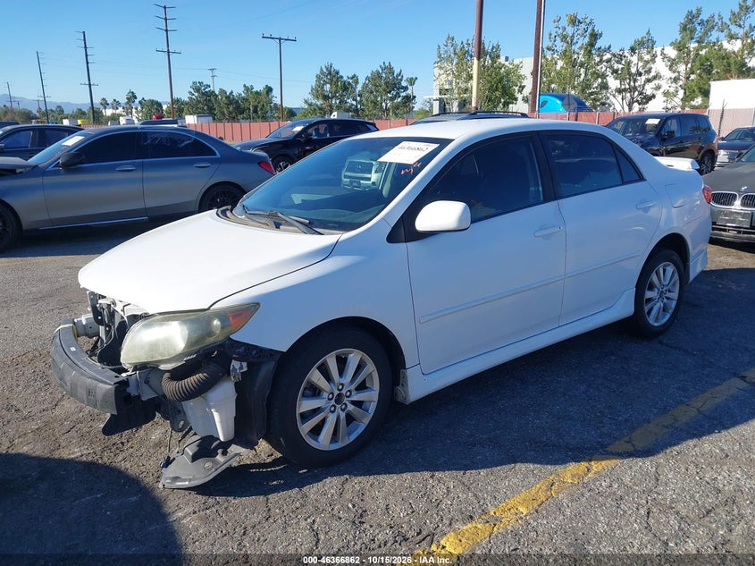 TOYOTA COROLLA 2009 VIN 1NXBU40E89Z123515