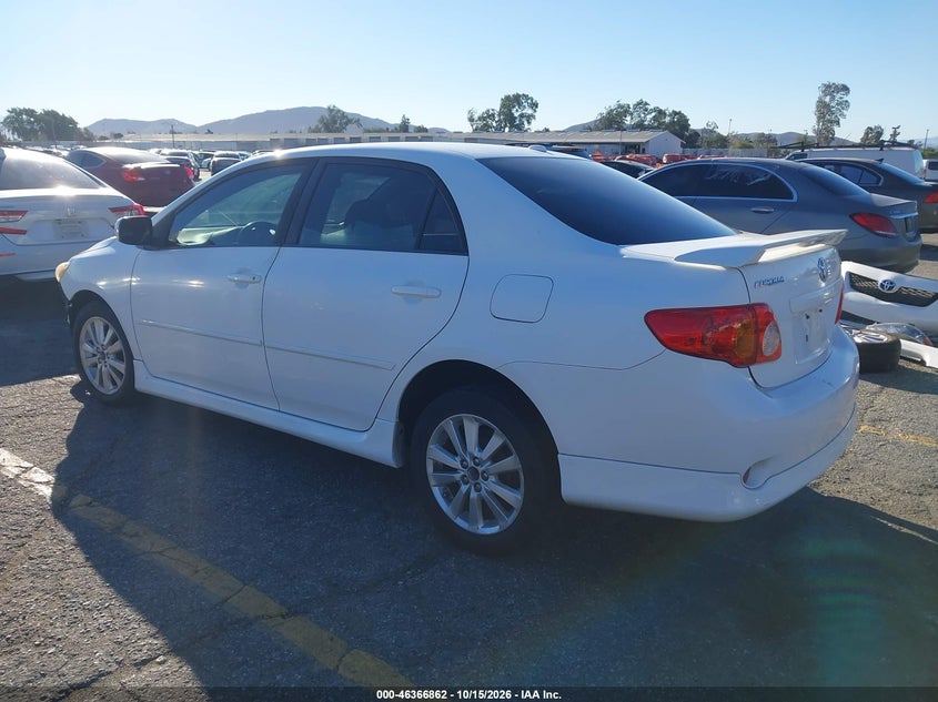 TOYOTA COROLLA 2009 VIN 1NXBU40E89Z123515