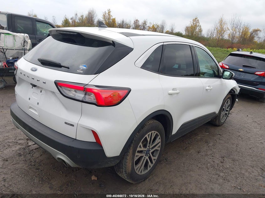 Vin: 1fmcu9cz5nua30090, lot: 46867200, ford escape sel hybrid 20224