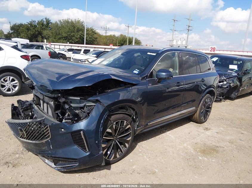 Vin: yv4062pe7t1514905, lot: 46867219, volvo xc90 plus, b6 awd gas (mild hybrid), gasoline, bright, 7 seats 20262
