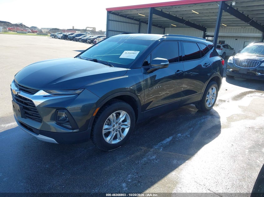 Vin: 3gnkbhrs3ls537455, lot: 46867231, chevrolet blazer awd 2lt 20202
