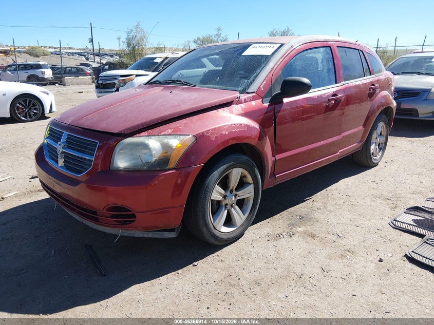 2010 Dodge Caliber Sxt, Удар спереду, IAAI, VIN 1B3CB4HA2AD552624 — фото 2