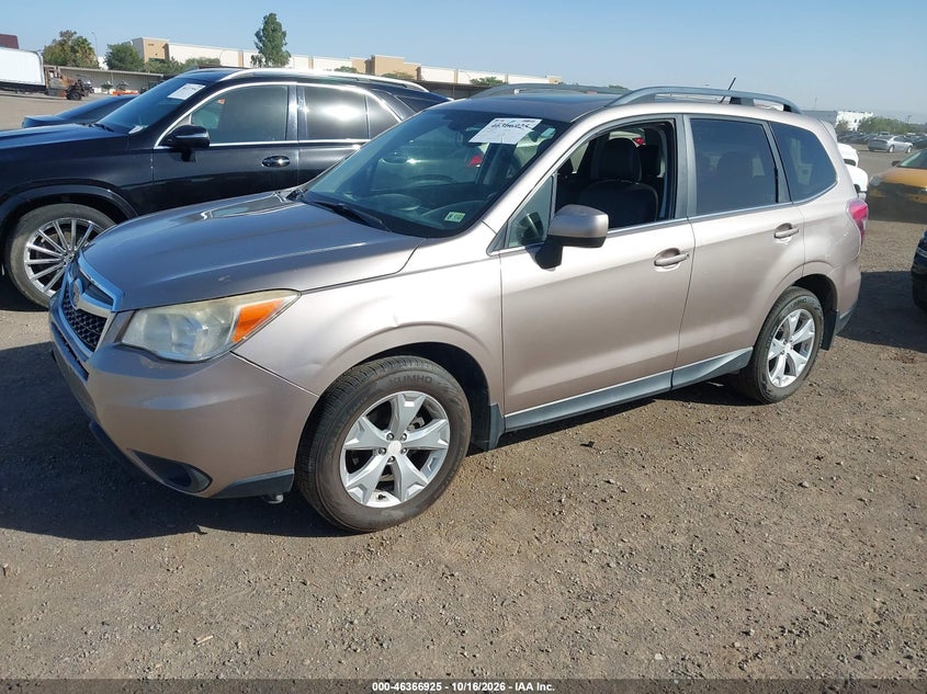 Vin: jf2sjarc1fh450678, lot: 46867253, subaru forester 2.5i limited 20152