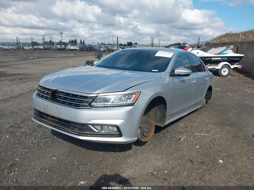 Vin: 1vwbt7a35hc082476, lot: 46867309, volkswagen passat 1.8t se 20172
