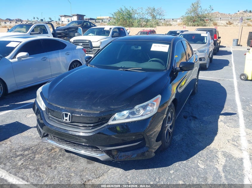 Vin: 1hgcr2f38ha226195, lot: 46867337, honda accord lx 20172
