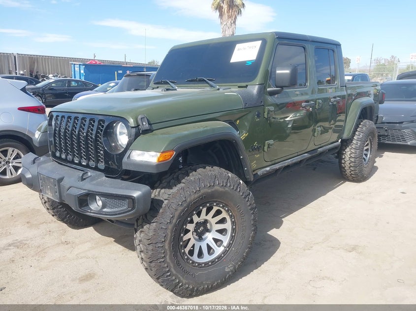 Vin: 1c6hjtag0ml582805, lot: 46867346, jeep gladiator california edition 4x4 20212