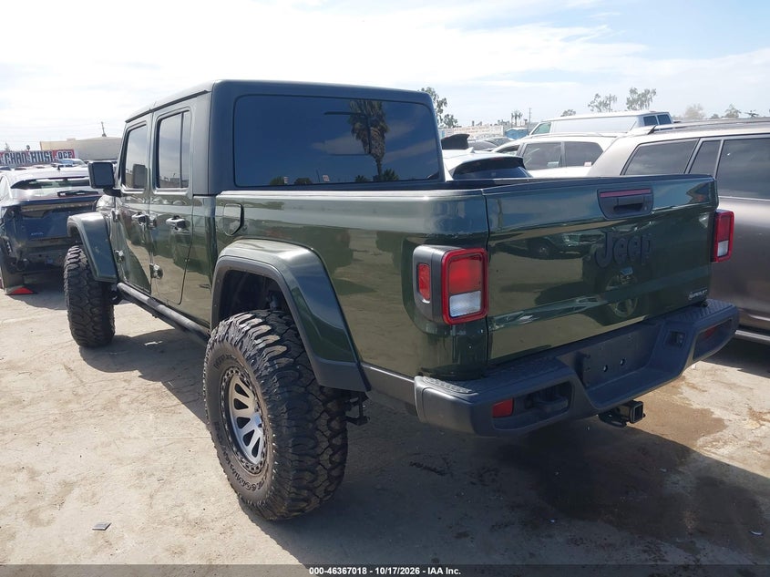 Vin: 1c6hjtag0ml582805, lot: 46867346, jeep gladiator california edition 4x4 20213
