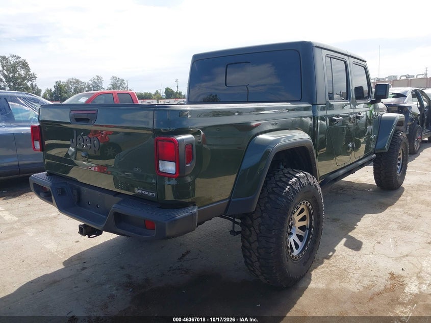 Vin: 1c6hjtag0ml582805, lot: 46867346, jeep gladiator california edition 4x4 20214