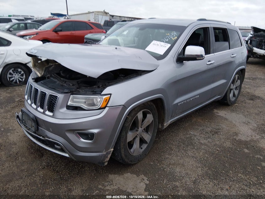 Vin: 1c4rjfcg3fc782866, lot: 46867367, jeep grand cherokee overland 20152
