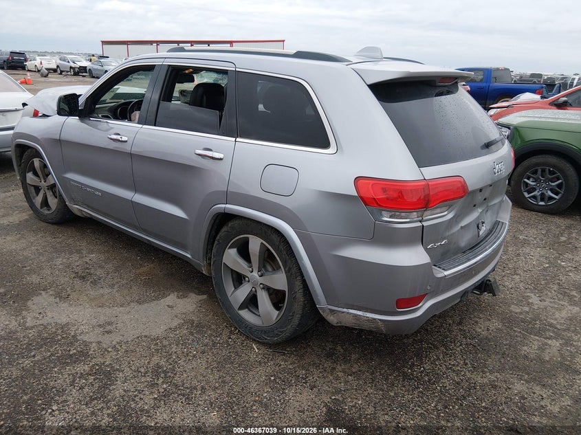 Vin: 1c4rjfcg3fc782866, lot: 46867367, jeep grand cherokee overland 20153