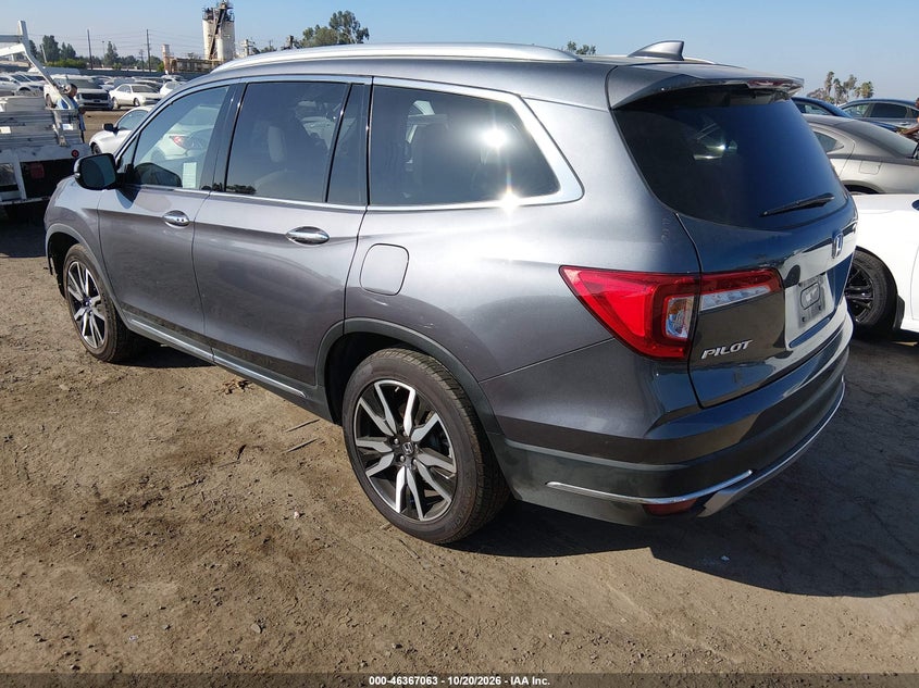 Vin: 5fnyf5h94nb005034, lot: 46867391, honda pilot 2wd touring 8 passenger 20223