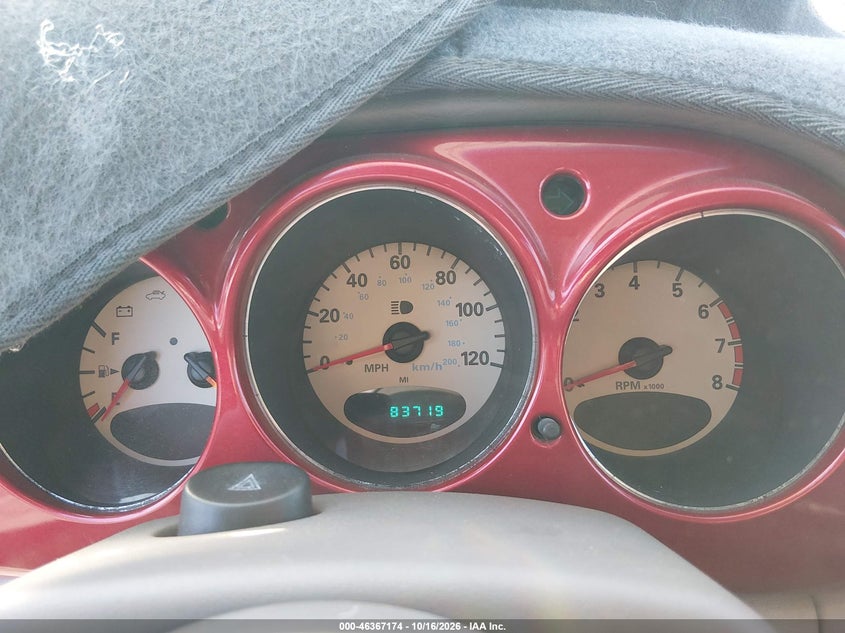 CHRYSLER PT CRUISER 2001 VIN 3C8FY4BB31T270450