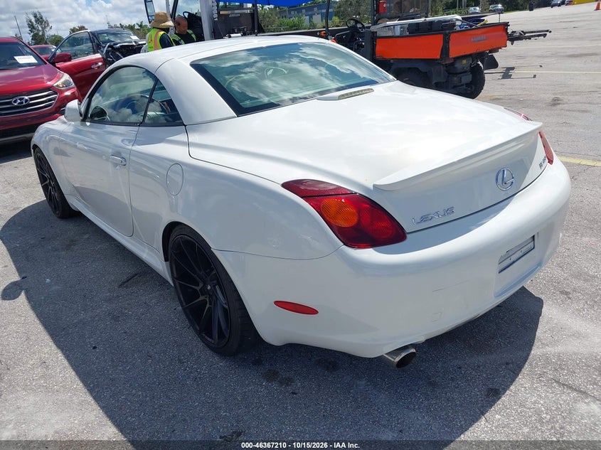 LEXUS SC 430 2004 VIN JTHFN48Y640052914