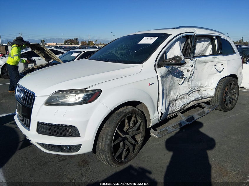 Vin: wa1dgafe9ed014205, lot: 46867584, audi q7 3.0t s line prestige 20142