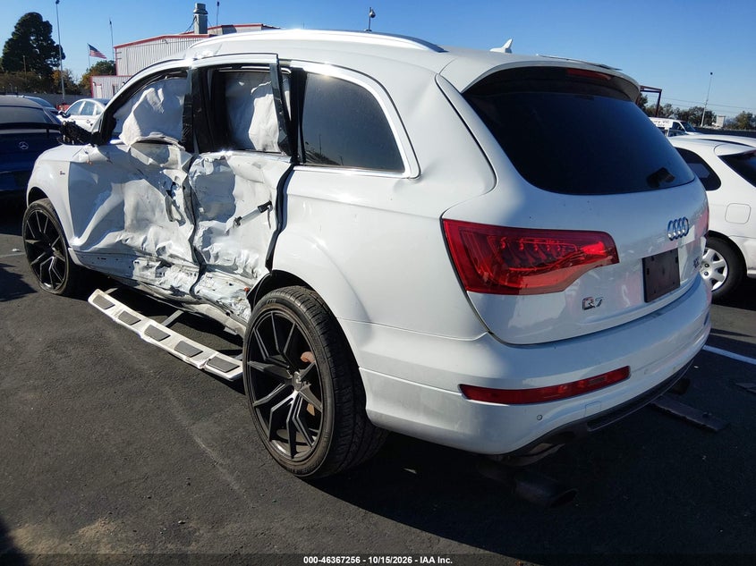 Vin: wa1dgafe9ed014205, lot: 46867584, audi q7 3.0t s line prestige 20143