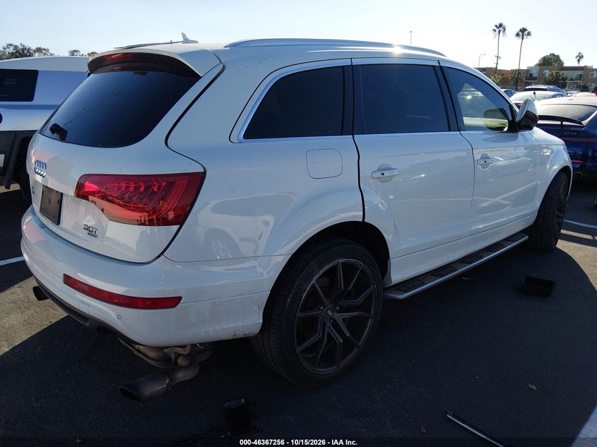 Vin: wa1dgafe9ed014205, lot: 46867584, audi q7 3.0t s line prestige 20144
