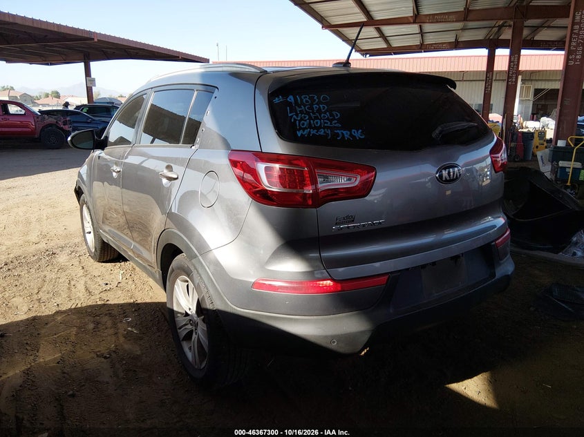 Vin: kndpb3a23d7351136, lot: 46867628, kia sportage lx 20133