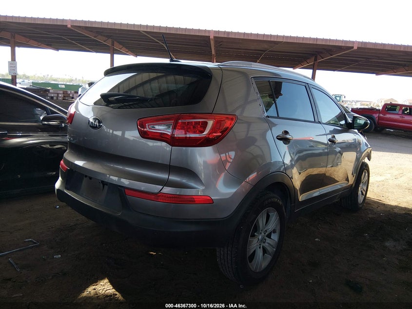 Vin: kndpb3a23d7351136, lot: 46867628, kia sportage lx 20134
