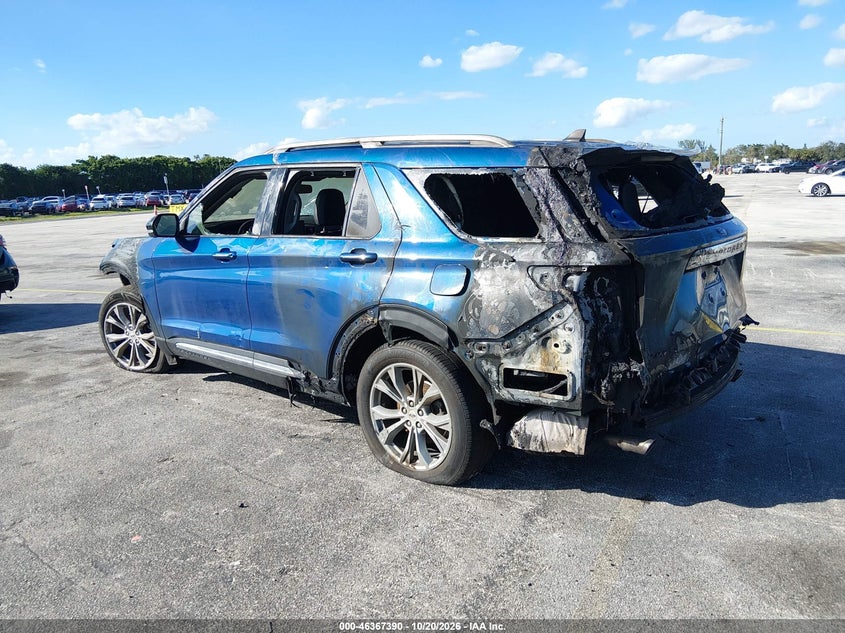 Vin: 1fmsk7fh8mgb07184, lot: 46867718, ford explorer limited 20213