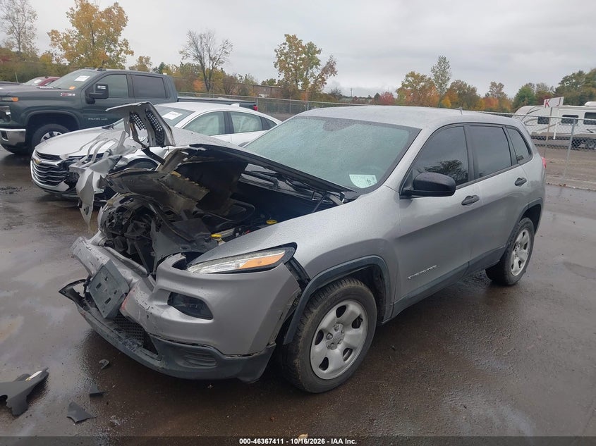 Vin: 1c4pjlabxfw761704, lot: 46867739, jeep cherokee sport 20152