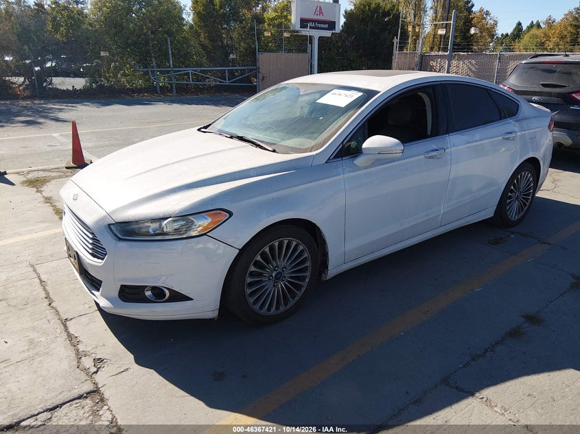 Vin: 3fa6p0k94er122911, lot: 46867749, ford fusion titanium 20142