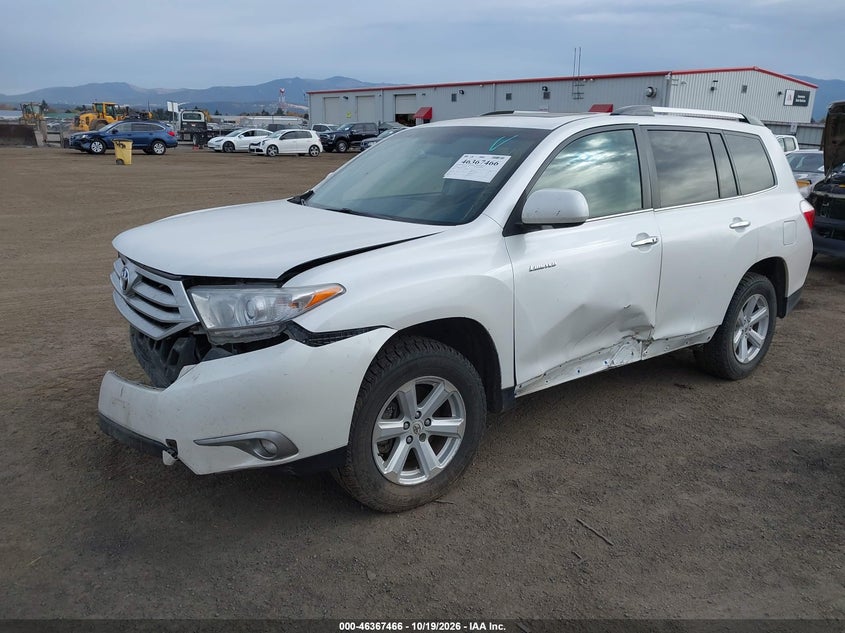 Vin: 5tddk3eh9cs124734, lot: 46867794, toyota highlander limited v6 20122