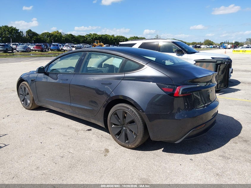 Vin: 5yj3e1ea5tf127015, lot: 46867821, tesla model 3 premium rear-wheel drive/rear-wheel drive 20263