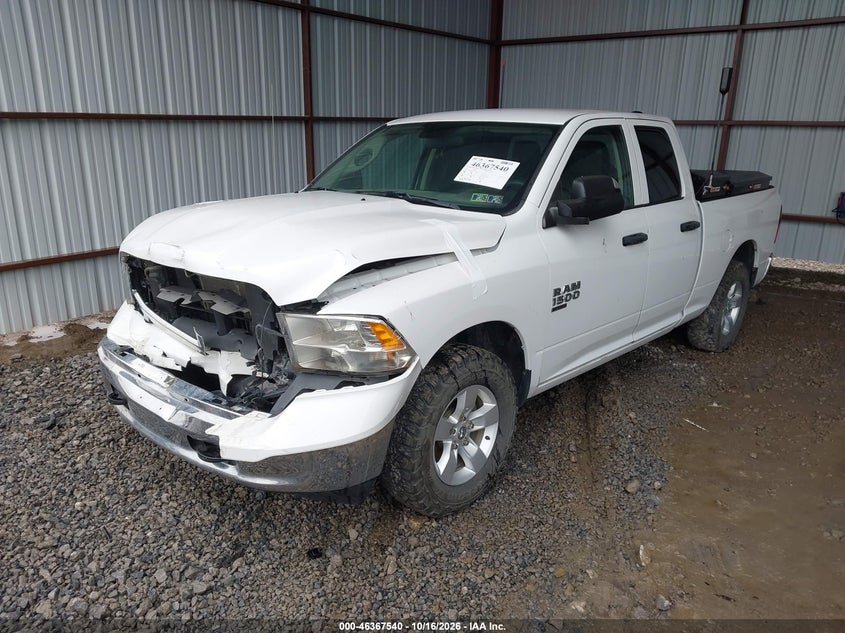 Vin: 1c6rr7fg8ns238627, lot: 46867873, ram 1500 classic tradesman  4x4 6'4 box 20222