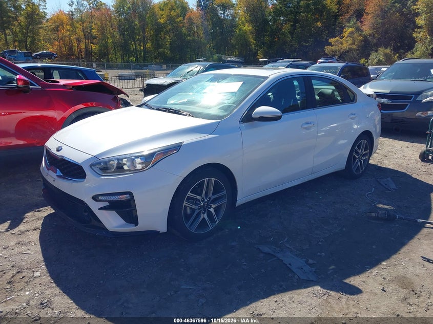 Vin: 3kpf54ad7me383288, lot: 46867929, kia forte ex 20212
