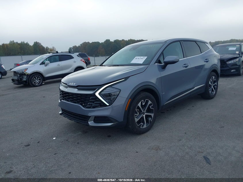 Vin: 5xyk33df2sg272837, lot: 46867980, kia sportage ex 20252
