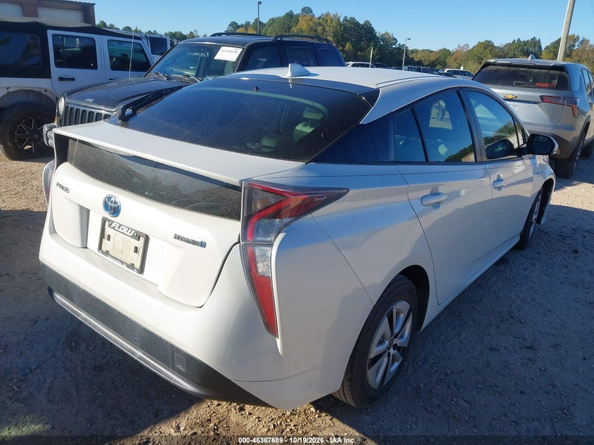 Vin: jtdkarfu0g3501032, lot: 46868022, toyota prius four 20164