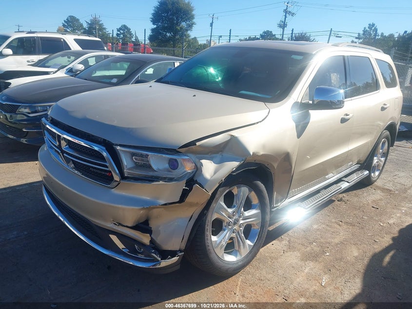 Vin: 1c4rdhdg0ec306817, lot: 46868032, dodge durango limited 20142