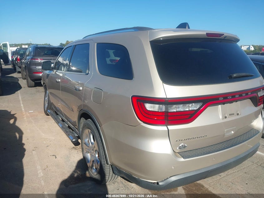 Vin: 1c4rdhdg0ec306817, lot: 46868032, dodge durango limited 20143