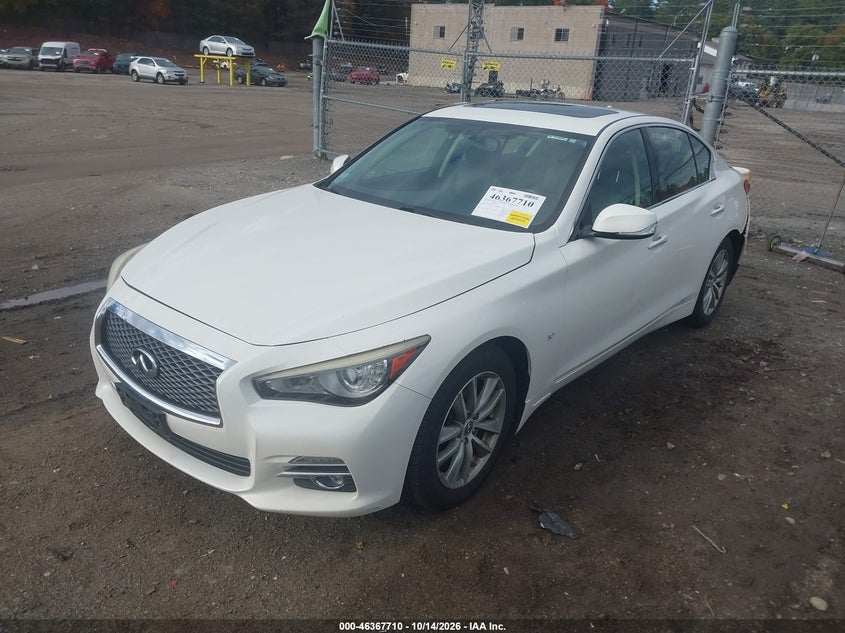 Vin: jn1bv7ar1fm403330, lot: 46868044, infiniti q50 premium 20152