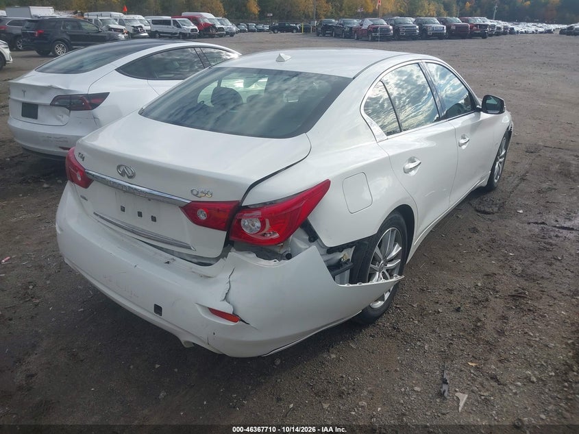 Vin: jn1bv7ar1fm403330, lot: 46868044, infiniti q50 premium 20154