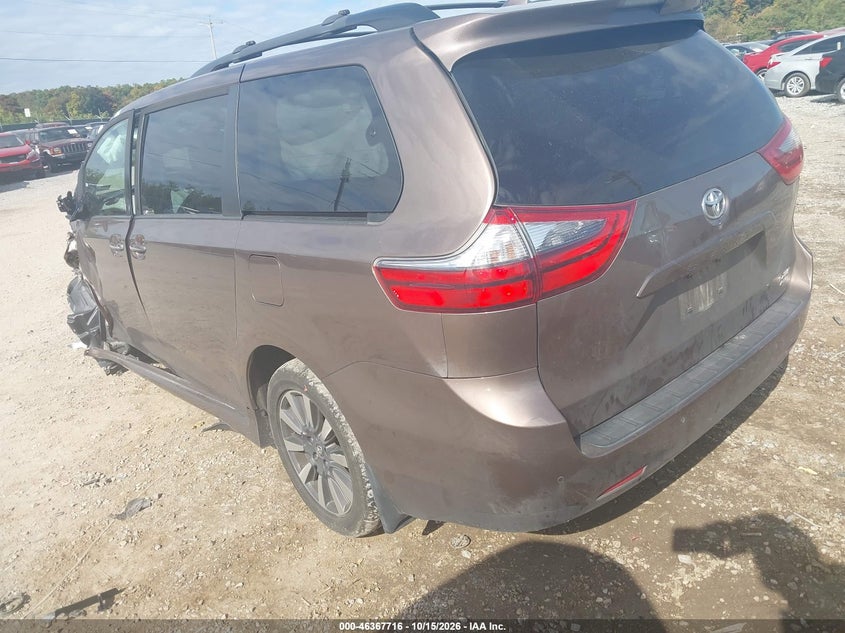 Vin: 5tddz3dcxls228182, lot: 46868049, toyota sienna xle 20203